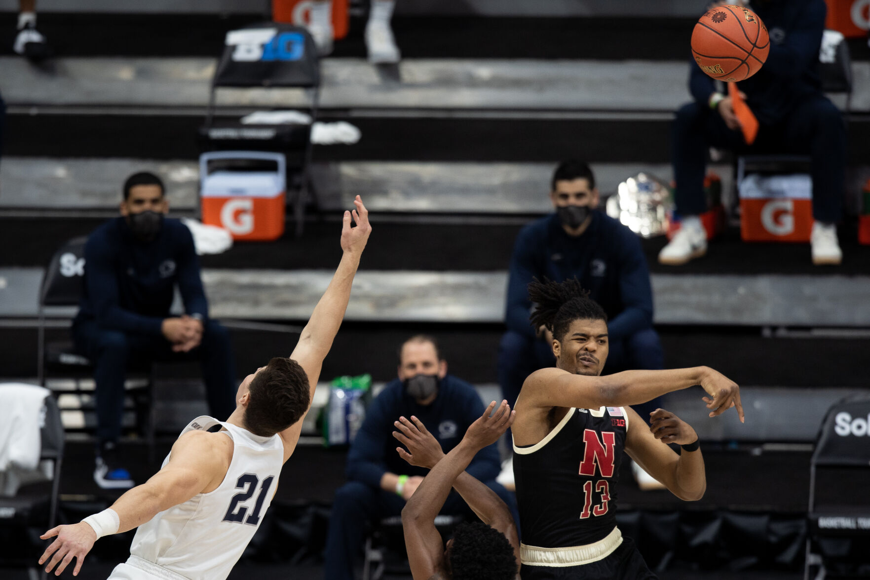 Nebraska Basketball vs. Penn State Photo No. 2